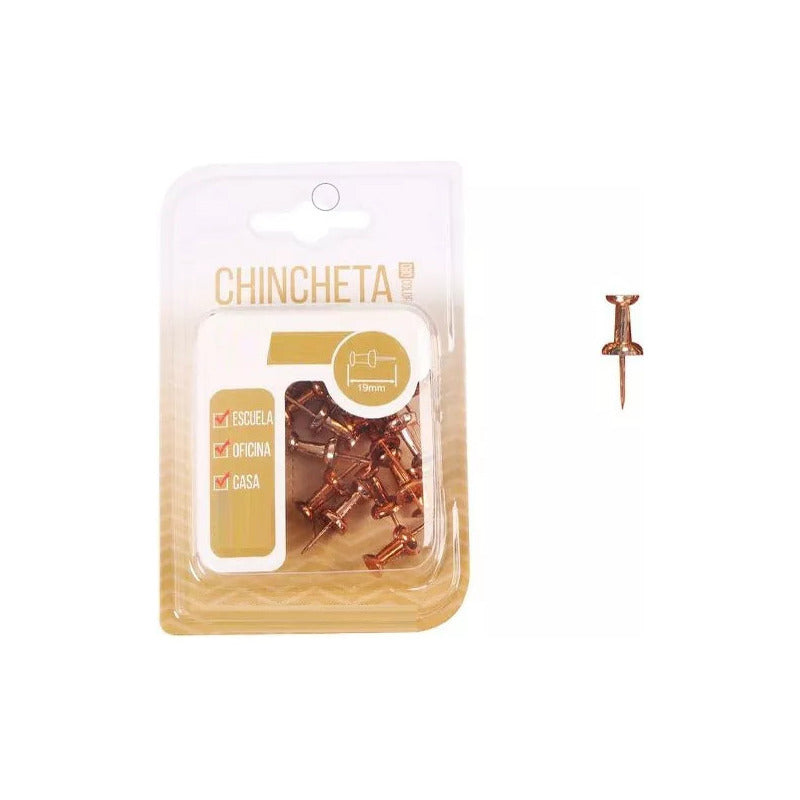 Tachuela Color Cobre Pack 25 Unidades
