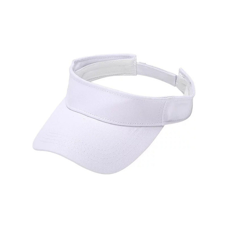 Jockey Gorro Visera Pack 8 Unidades Color Blanco
