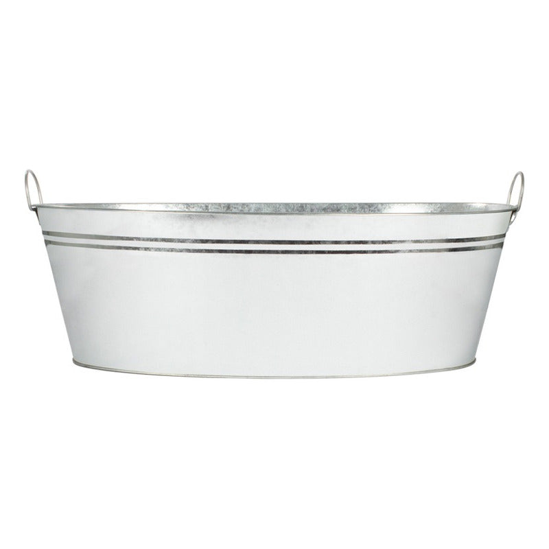 Balde Para Hielo Hielera Galvanizado Gigante De 87 Litros