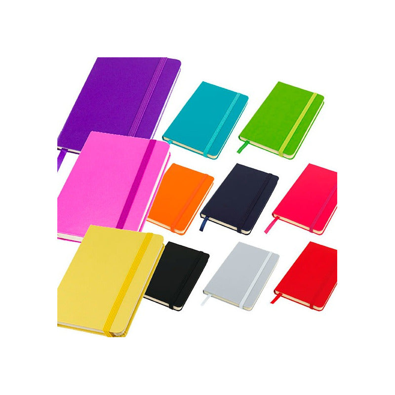 Libreta De Bolsillo Pu Pack 12 Unidades Colores Surtidos