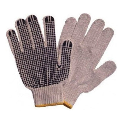 Guante De Hilo Pigmentado 4 Hebras Grueso Pack 12 Pares