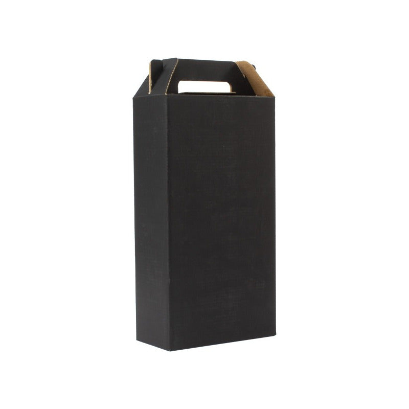 Cajas Autoarmable Con Asas Para Botella De Vino Pack 10 Unds