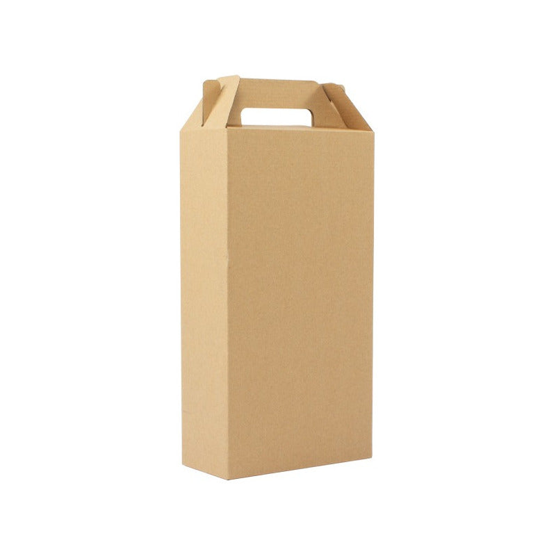 Cajas Autoarmable Con Asas Para Botella De Vino Pack 10 Unds