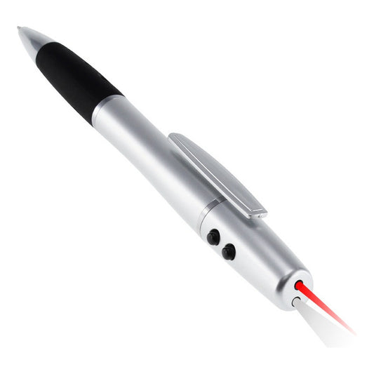Bolígrafo Plástico Con Led Y Puntero Láser. Pack 50 Unidades