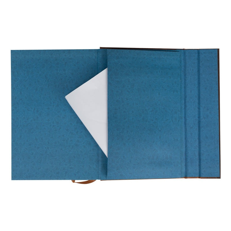 Cuaderno Tapa Dura Café Envejecido Imantado