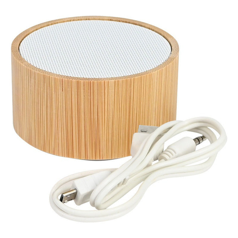 Parlante Bluetooth de Bambú Flow 3W | Portátil y Recargable | Ecológico