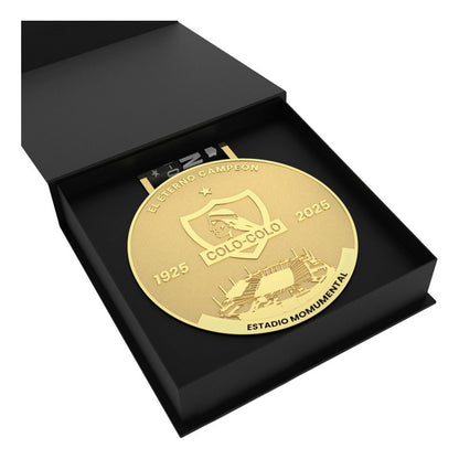 Medallón Conmemorativo Centenario Colo Colo Diseño