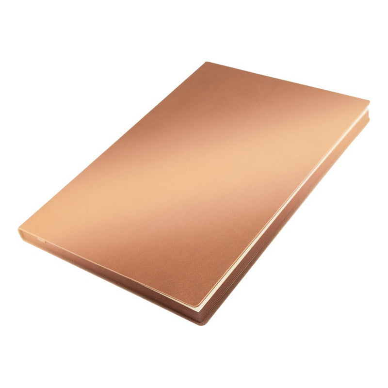 Cuaderno A5 Encobrizado De Pu Eco-cuero