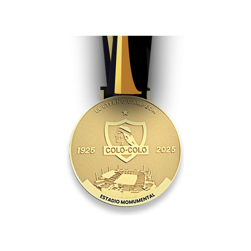 Medallón Conmemorativo Centenario Colo Colo Diseño