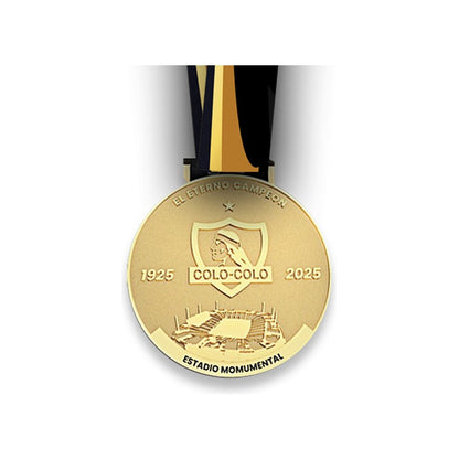 Medallón Conmemorativo Centenario Colo Colo Diseño