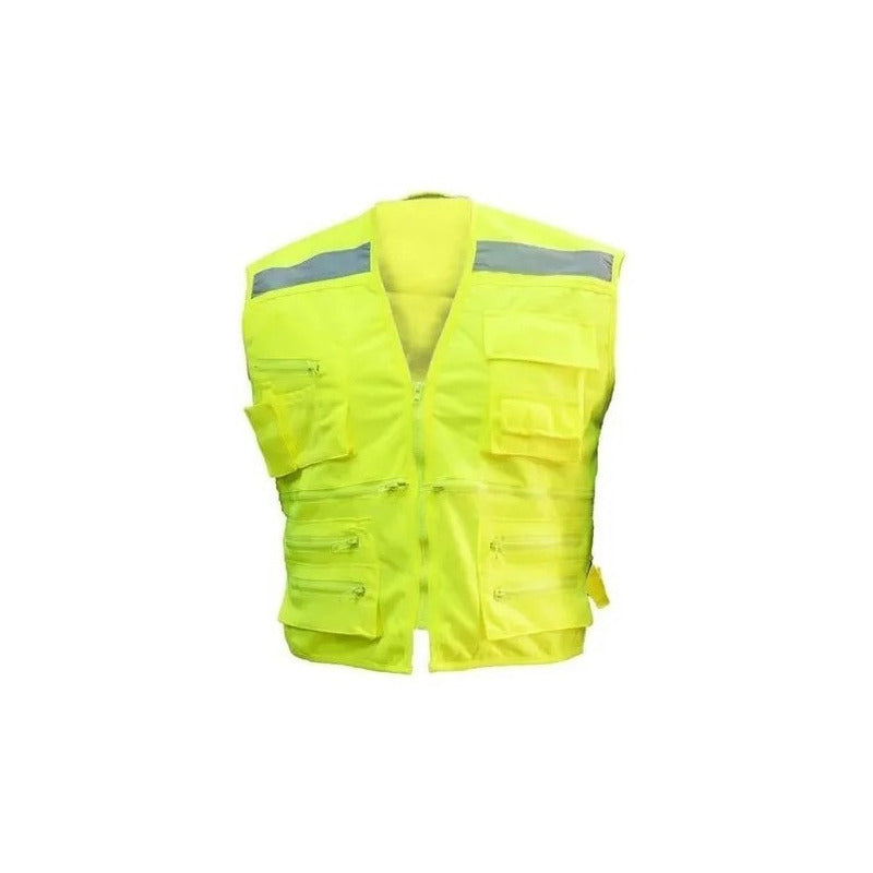 Chaleco Geólogo Poplin  Amarillo Flúor