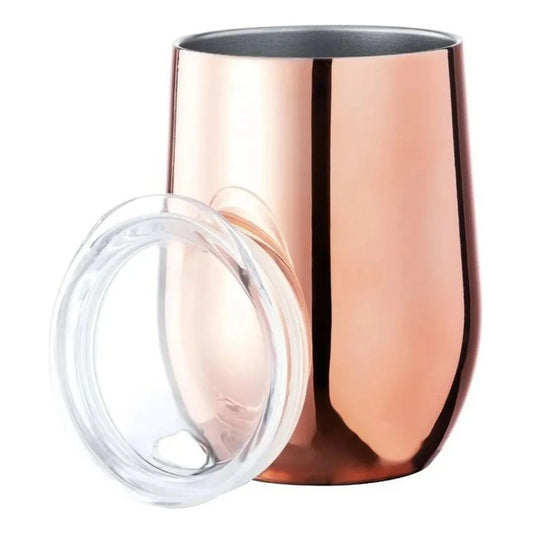 Vaso Mug Térmico Acero Inoxidable Encobrizado 350ml
