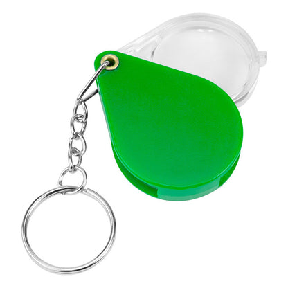 Llavero Plástico Con Lupa. Pack De 50 Unidades Colores Disp.