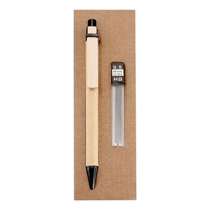 Set Portaminas Ecológico 0.5 mm con Tubo de Recambio | Cartón Reciclado | Pack x12
