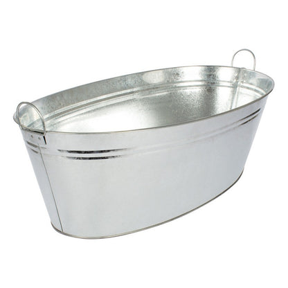 Balde Para Hielo Hielera Galvanizado Gigante De 87 Litros