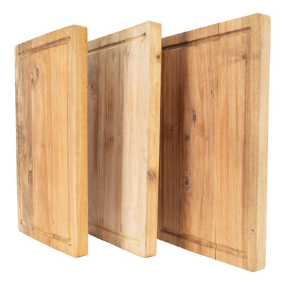 Tabla Doble Gigante Acacia 60x40x3.5cm