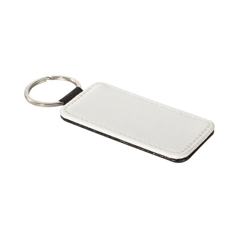 Llavero Bandera Blanco Pu Sublimación Pack 6 Unidades