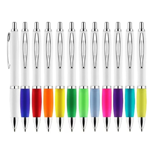 Bolígrafo Lápiz Promocional Cuerpo Blanco Pack 50 Unidades