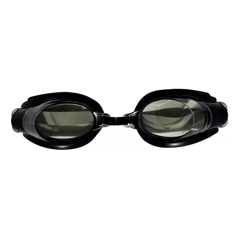 Lentes De Natacion + Tapon Oido Y Nariz Colores Ajustable