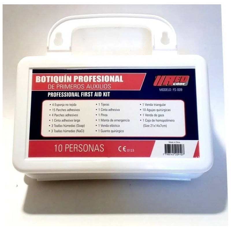 Botiquín Equipado 10 Personas Para Playa - Camping - Auto