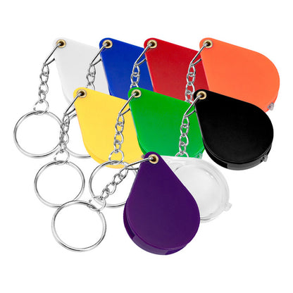 Llavero Plástico Con Lupa. Pack De 50 Unidades Colores Disp.