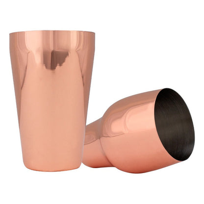 Set De Cóctel Metálico Color Cobre 5 En 1  Acero Inoxidable