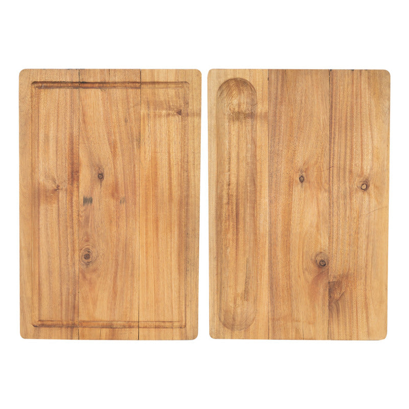 Tabla Doble Gigante Acacia 60x40x3.5cm