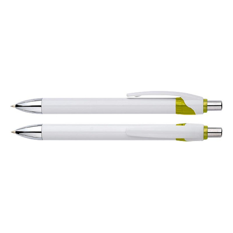 Bolígrafo Lápiz Promocional Blanco/plateado Pack 50 Unds