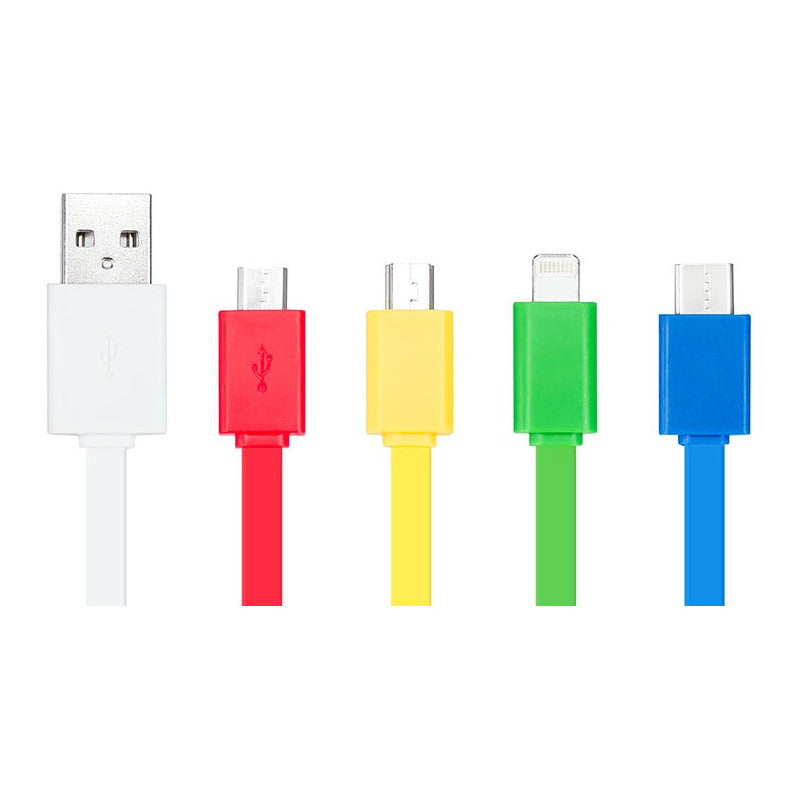 Cable Multicargador Usb Pack 2 Unidades