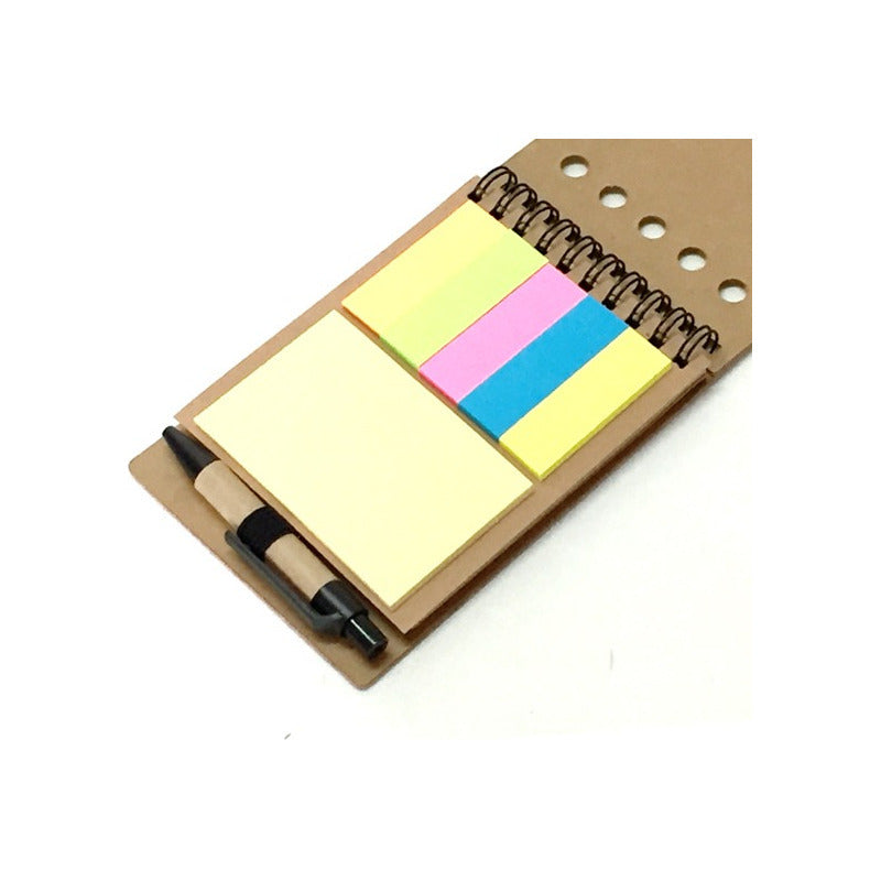 Set Libreta Ecológica con Tapa de Corcho, Notas y Bolígrafo | Pack x50