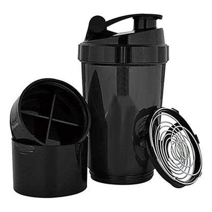 Vaso Proteina Botella Shaker Para Batido Gym 3 En 1