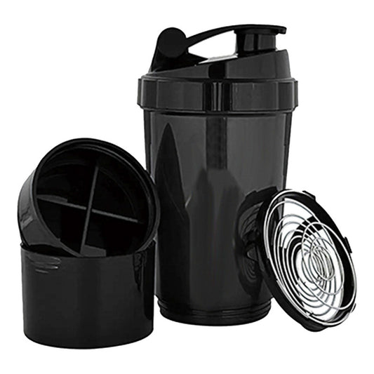 Vaso Proteina Botella Shaker Para Batido Gym 3 En 1