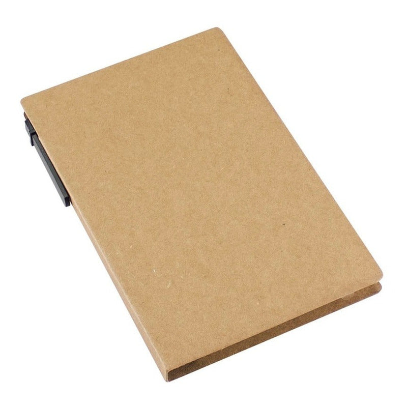 Set Libreta Ecológica Plegable con Notas Adhesivas y Bolígrafo | 10x15 cm