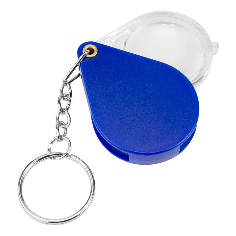 Llavero Plástico Con Lupa. Pack De 50 Unidades Colores Disp.